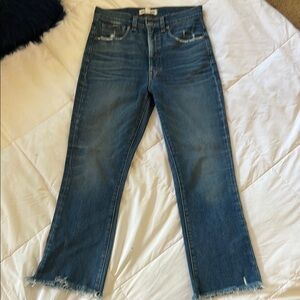 Rivet & Thread by J. Crew High Rise Kick Flare Ankle Jeans in Size 27